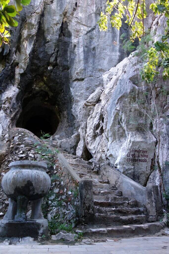 Entrée de la grotte