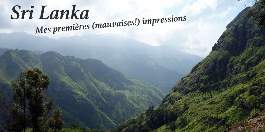 Le Sri Lanka : mes premières (mauvaises!) impressions