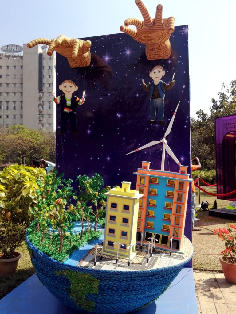 mumbai art expo parc inde blog voyage mere fille